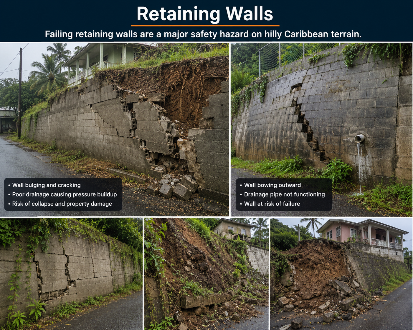 Retaining walls
